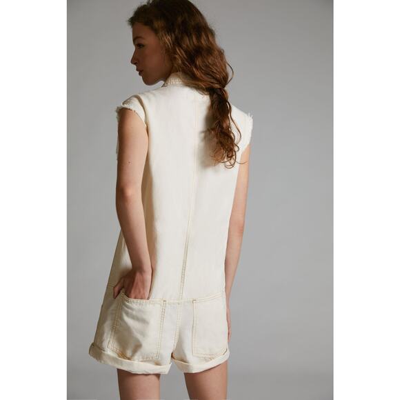 Anthropologie Pilcro Mechanic Romper - New Small - Picture 3 of 8